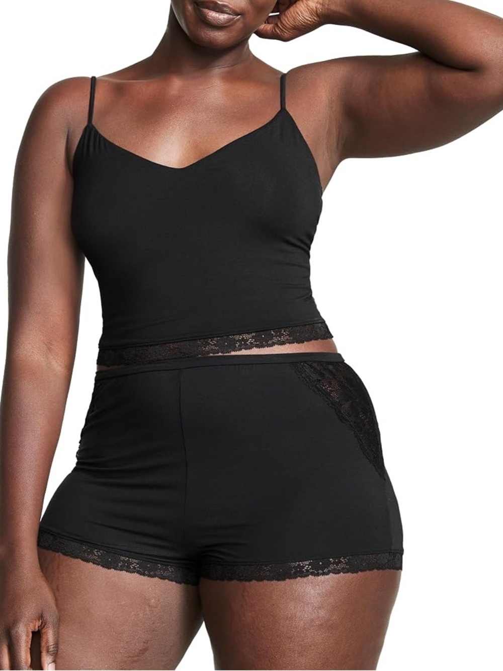 Victoria’s Secret Black Modal Soft PJ Set XS